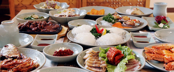 먹음직스러운 강진한정식 [사진=강진군]