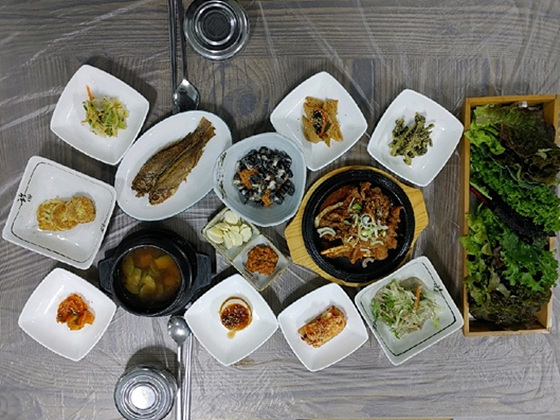 김제시 맛집선정 한상차림