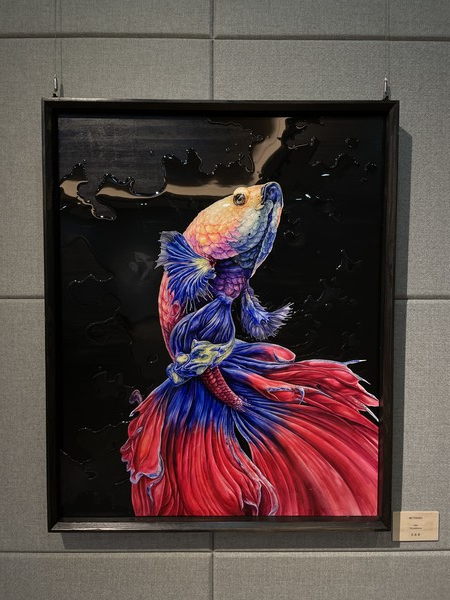 ▲영광 불갑산 산림박물관 전시실에서 진행중인(바라보기 베타시리즈3) 전시