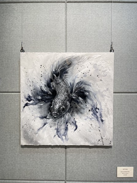 ▲영광 불갑산 산림박물관 전시실에서 진행중인(바라보기 베타시리즈7) 전시