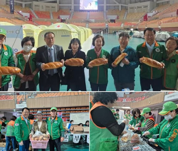 * 광주 금호타이어 공장에서 발생한 화재로 인근 주민들이 긴급 대피한 가운데, 광주 고려인마을이 정성을 모아 피해 주민들을 위한 따뜻한 지원에 나섰다./사진=고려인마을 제공